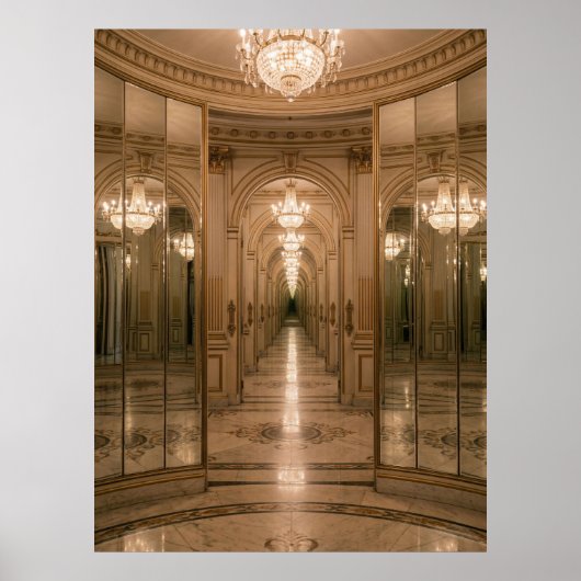 Poster Salle du miroir royal infini (Devant)