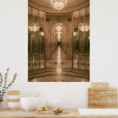 Poster Salle du miroir royal infini (Cuisine)