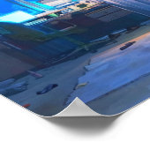 Poster Salle Lofi Anime (Coin)