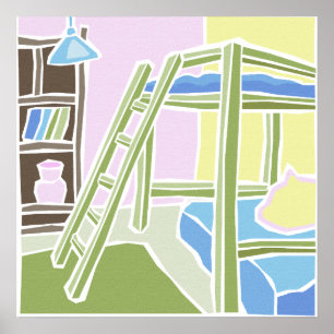 Poster Salle pour enfants