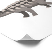 Poster Salle pour enfants Ankylosaurus Dinosaur (Coin)
