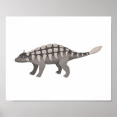 Poster Salle pour enfants Ankylosaurus Dinosaur (Devant)