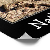 Poster Salle pour enfants de libellules bleues personnali (Coin)