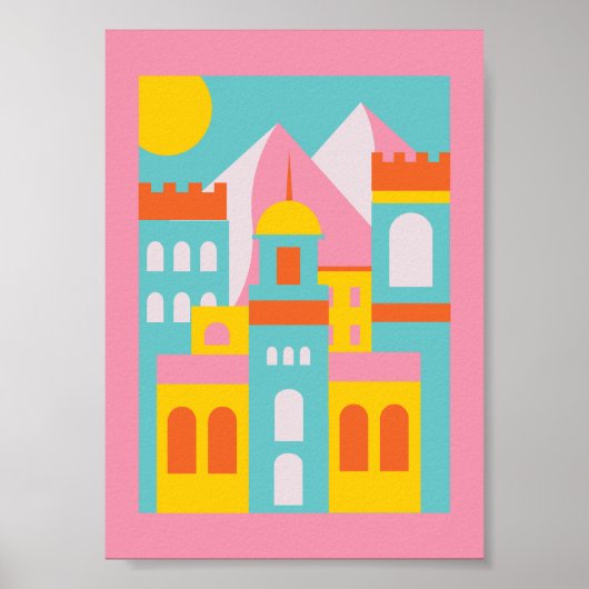 Poster Salle pour enfants Maroc (Devant)