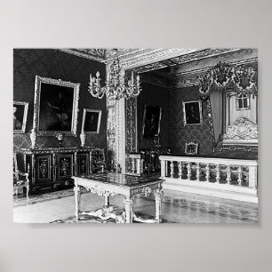 Poster Salle York du palais du Prince de Monaco vintage