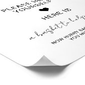 Poster Salles de bain pour messieurs Compliments de maria (Coin)