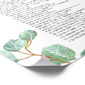 Poster Salmo 91 Póster, verset de la bible espagnole (Coin)