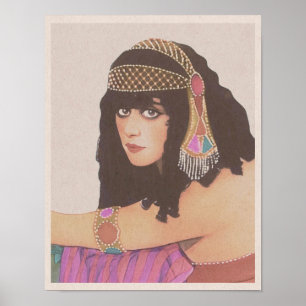 Poster Salomé (1918) - Enchanteuse de la nuit