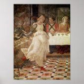 Poster Salomé dansant à la fête d'Hérode (Devant)