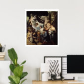 Poster Salomon fait un sacrifice aux idoles (Bureau à domicile)