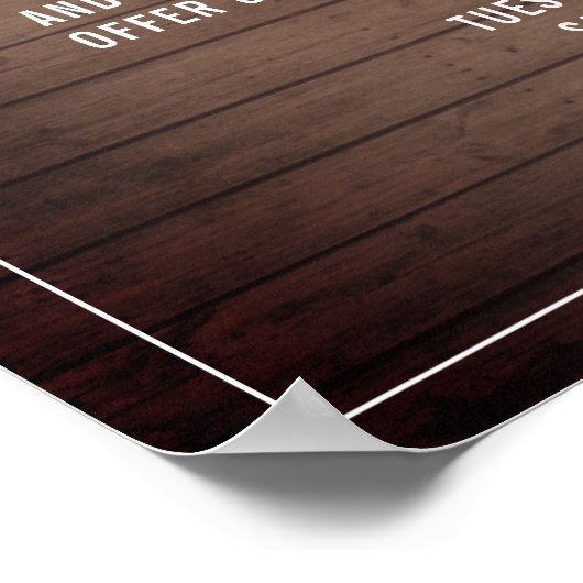 Poster Salon Barber Réouverture Couverture Sécurité Couve (Coin)