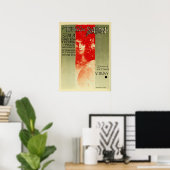 Poster Salon d'art tchèque vintage Prague (Bureau à domicile)