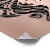 Poster Salon de beauté créatif Lashes Extension de cheveu (Coin)