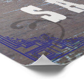 Poster Salon de bières de bar à la maison personnalisable (Coin)