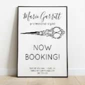 Poster Salon de ciseaux vintages