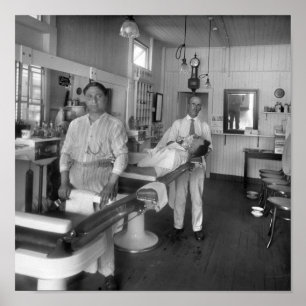 Poster Salon de coiffure
