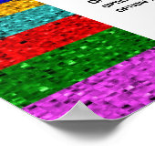 Poster Salon de coiffure de beauté étincelante (Coin)