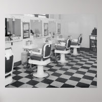 Salon de coiffure exécutif, 1935. Photo vintage