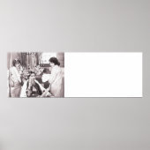 Poster Salon de coiffure rétro (Devant)