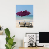 Poster Salon de plage (Bureau à domicile)