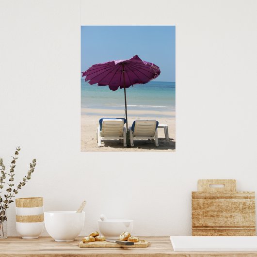 Poster Salon de plage (Cuisine)