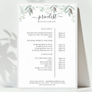 Poster Salon de verdure Preisliste