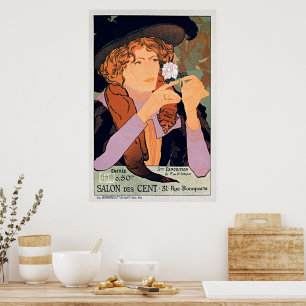 Poster Salon des Cent Georges de Feure Art Nouveau Affich