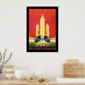 Poster Salon des mondes de Chicago (Cuisine)