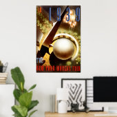 Poster Salon des mondes de New York (Bureau à domicile)