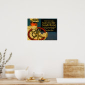 Poster Salon International de l'Auto ~ Annonce Vintage vo (Cuisine)