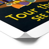 Poster Salon Monde de l'affiche Vintage Chicago 1934 (Coin)