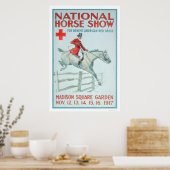 Poster Salon national du cheval pour la Croix-Rouge (US00 (Cuisine)