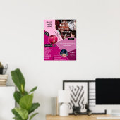 Poster Salon professionnel des cheveux Services Ajouter P (Bureau à domicile)