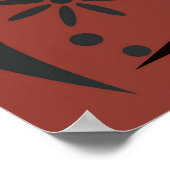 Poster Salon Red Blackbird Martini (Coin)