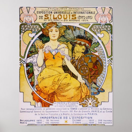 Poster Salon Saint-Louis de Mucha (Devant)
