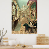 Poster Salon Vintage 1890 (Cuisine)