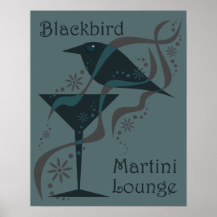 Poster Salon vintage de Martini