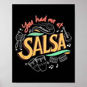Poster Salsa Dance Amour Salsa Dance Danser Danser Danser