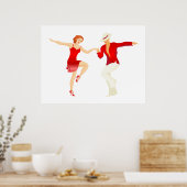 Poster Salsa Dancers Dance Series (Cuisine)