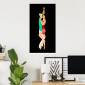 Poster Salsa Dancers Dance Series (Bureau à domicile)