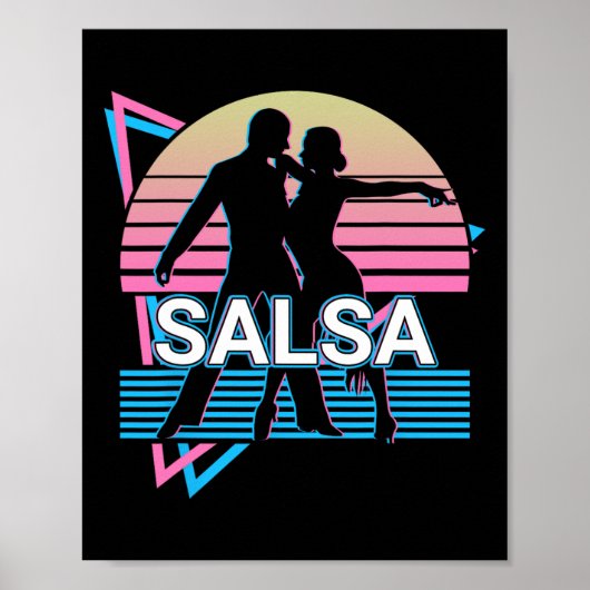 Poster Salsa Dancing Salsa (Devant)