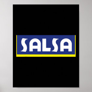 Poster Salsa Danser Musique Nourriture Puerto Rico Goya L