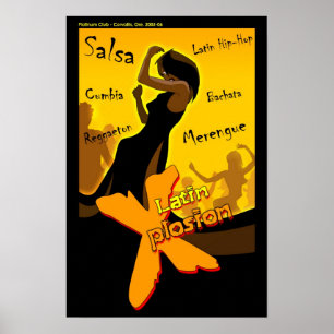 Poster Salsa - Latin X Night