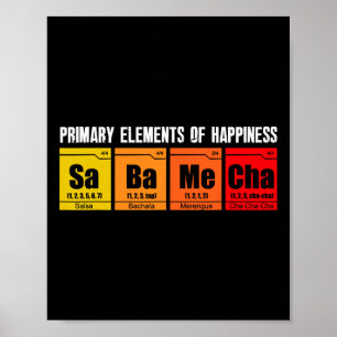 Poster Salsa Salsa Bachata Merengue Danse