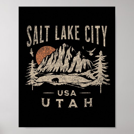 Poster Salt Lake City (Devant)