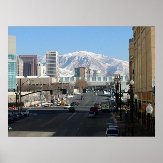 Poster Salt Lake City et Wasatch Front (Devant)