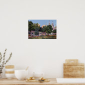 Poster Salt Lake City Utah Mormon Tabernacle et Temple (Cuisine)