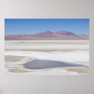 Poster Salt Lake sur la route vers l'Argentine