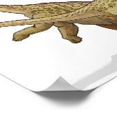 Poster Saltasaurus - Portefeuille de dinosaures crétacés (Coin)