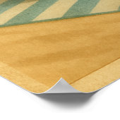 Poster Salty Beach Pin-Up Mermaid -Retro Coastal Life Art (Coin)